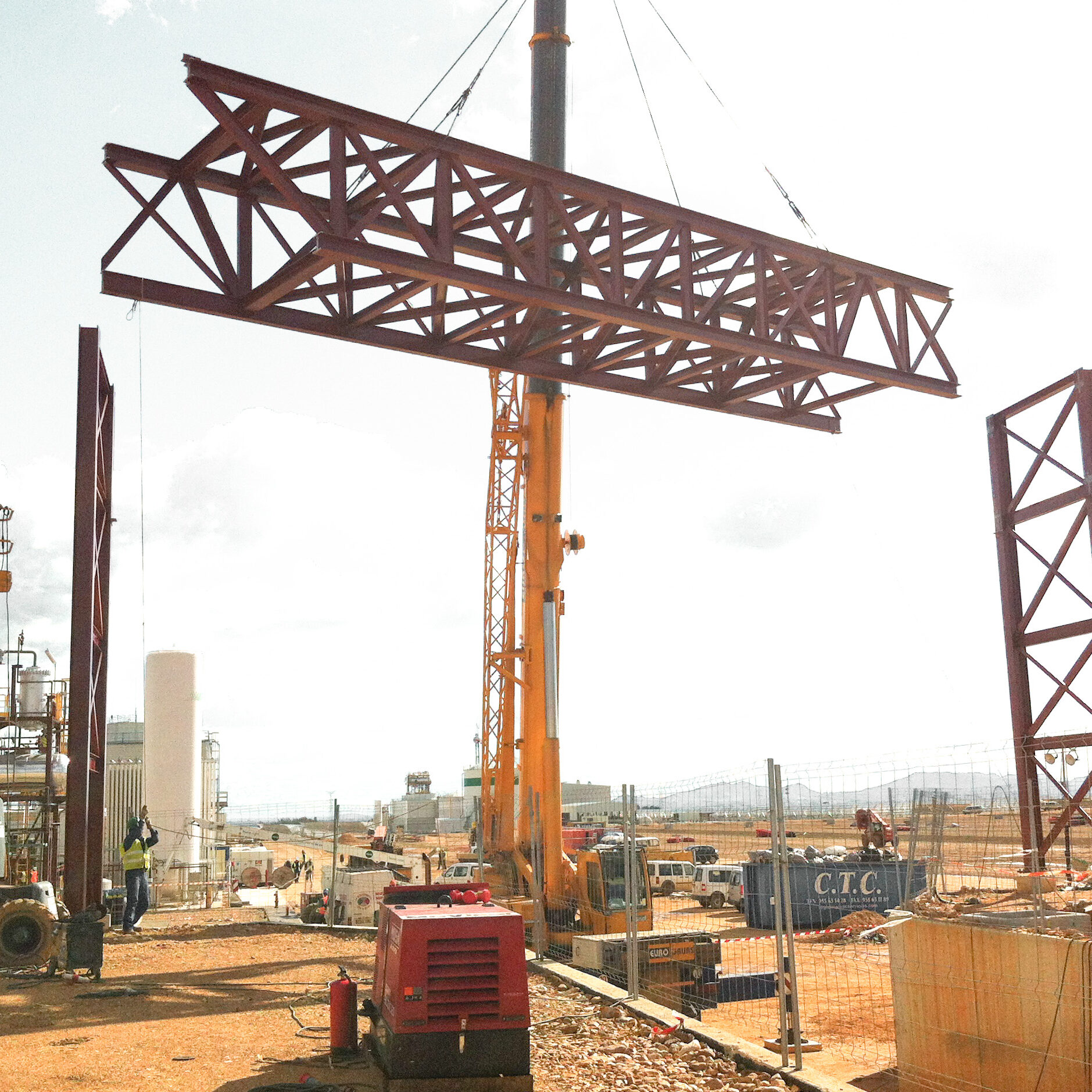PLANTA TERMOSOLAR SOLABEN <BR>
CÁCERES